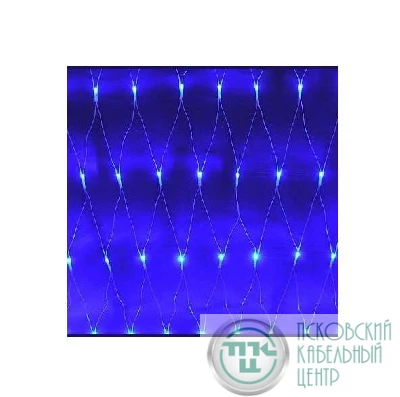Гирлянда сеть 2.0х1.5м NTLD300-B-E-F 10% мигающих LED B уличная IP44 син. SHLights 4690601034793
