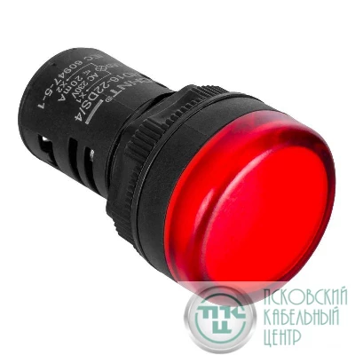 Индикатор ND16-22DS/4 бел. AC 230В (R) CHINT 593085