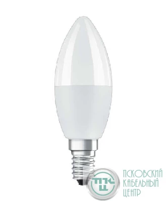 Лампа светодиодная LED STAR+ DIM с пультом B 40 5.5W/827 свеча 5.5Вт 2700К тепл. бел. E14 470лм 220-240В мат. пласт. OSRAM 4058075144309