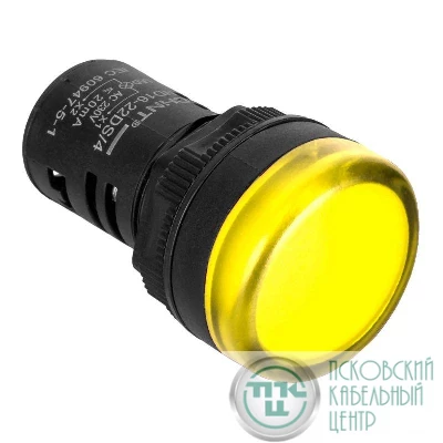 Индикатор ND16-22DS/4 желт. AC 230В (R) CHINT 593150