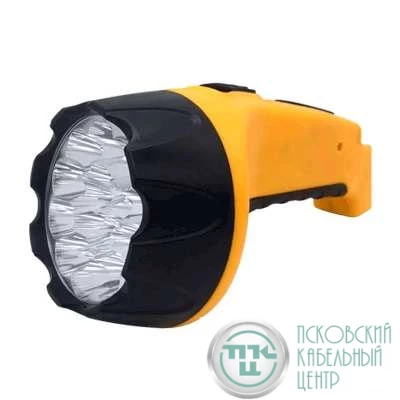 Фонарь аккумуляторный ручной MLA 04 15LED 200лм 6ч 2 реж. з/у 230В черн.-желт. IN HOME 4690612031781