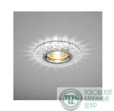 Светильник Emilia LED 51 3 70 декор. огран. полимер. со светодиод. подсвет. MR 16 прозр. ИТАЛМАК IT8679