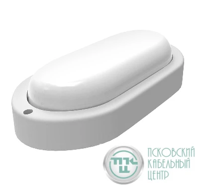 Светильник светодиодный ЖКХ LITE 160х90х46 12Вт 980лм 6500К 200-240В IP65 овал бел. Gauss 161418312
