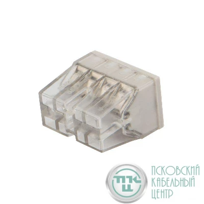Экспресс-клемма строительно-монтажная СМК 2273-248 8-проводная 0.5-2.5кв.мм с пастой (блист.6шт) Rexant 07-5230-6