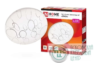 Светильник светодиодный DECO ОРИОН 36Вт 6500К 3240лм 230В 380х55мм IN HOME 4690612025087