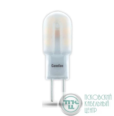 Лампа светодиодная LED1.5-JC/845/G4 1.5Вт капсульная 4500К бел. G4 120лм 12В Camelion 12022