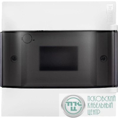Щиток пластиковый встраиваемый Practibox S 1х6 дым. дверь Leg 134556