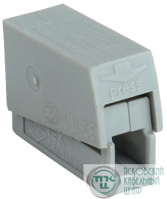 Клемма строительно-монтажная СМК 224-101 (уп.4шт) IEK UKZ50-101-004