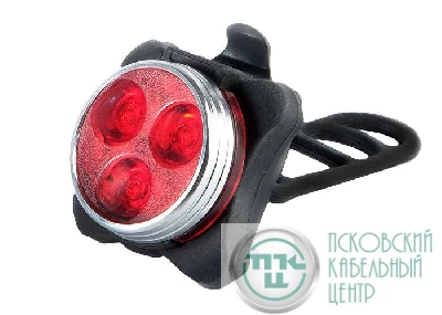 Фонарь велосипедный BR3-L03 12лм IP44 3SMD задний 4 режима: 100проц./50проц./частое мигание/редкое мигание аккум. USB ФАZА 5034235
