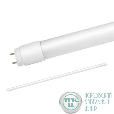 Лампа светодиодная LED-T8-М-PRO 30Вт трубчатая с двухсторонним цоколем матовая 6500К холод. бел. G13 3000лм 230В 1200мм неповоротн. IN HOME 4690612031026