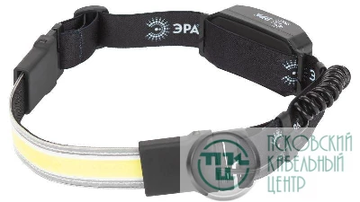 Фонарь аккумуляторный налобный GA-807 Кибер COB 5Вт 3 режима аккум. miscro USB Эра Б0054033