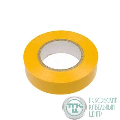 Изолента проф. ПВХ 19мм (рул.20м) жел. REXANT 09-2802