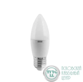Лампа светодиодная Elementary 6Вт свеча 3000К тепл. бел. E27 420лм 180-240В Gauss 33216