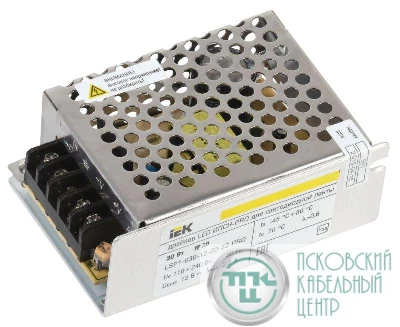 Драйвер LED ИПСН-PRO 5050 30Вт 12В блок-клеммы IP20 ИЭК LSP1-030-12-20-33-PRO