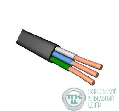 Кабель ВВГнг(А) 3х6.0 плоский (м) ПромЭл