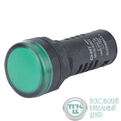 Индикатор ND16-22D/2 зел. AC/DC 230В (R) CHINT 593077