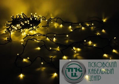 Гирлянда "Нить" DCB-LD180GL-C-31 180 LED 9м уличная адаптер 31В 8 реж. шампань SHLights 4690601047090