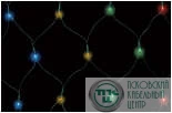 Гирлянда-сетка NTLD300-R-E 2х1.5м 300 светодиодов с доп. подключ. до 3 модулей IP20 красн. SHLights 4610003328641