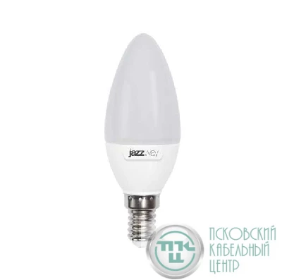 Лампа светодиодная PLED-SP 9Вт C37 свеча 3000К тепл. бел. E14 820лм 230В JazzWay 2859457A