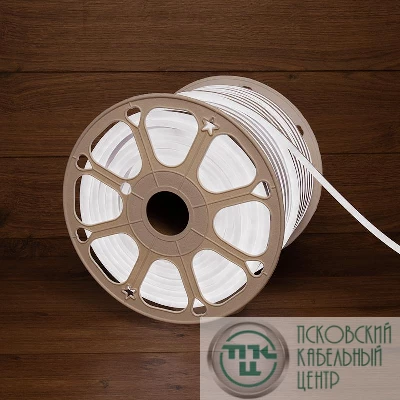 Шнур светодиодный гибкий неон LED SMD 8х16мм 120LED/м бел. (уп.100м) Neon-Night 131-045