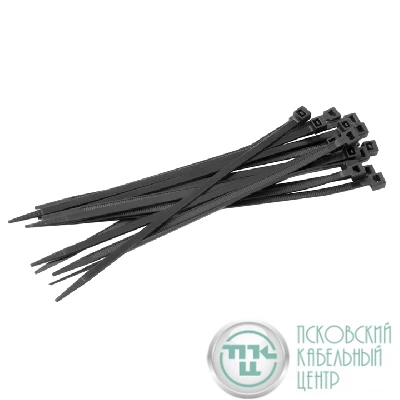 Хомут кабельный 3.6х300 нейл. черн. (уп.100шт) EKF plc-cb-3.6x300