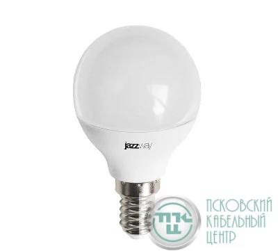 Лампа светодиодная PLED-LX 8Вт G45 шар 5000К холод. бел. E14 Pro JazzWay 5028623
