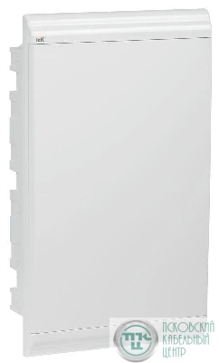 Бокс ЩРВ-П-36 мод. встраив. пластик IP41 PRIME бел. дверь IEK MKP82-V-36-WD-41-05
