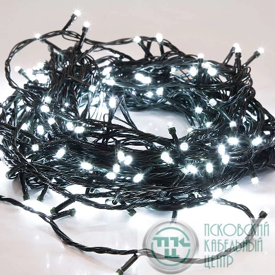 Гирлянда светодиодная универсальная 100LED бел. 10м с контроллером Neon-Night 303-103