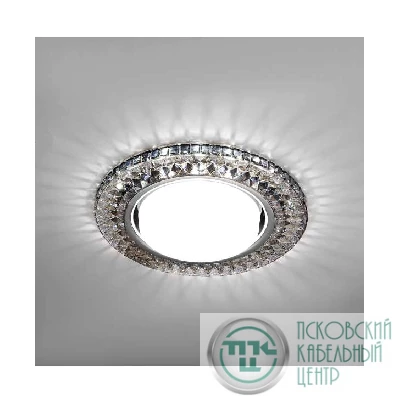 Светильник Emilia LED 53 1 71 полимер со светодиод. подсветкой GX53 черн. ИТАЛМАК IT8690