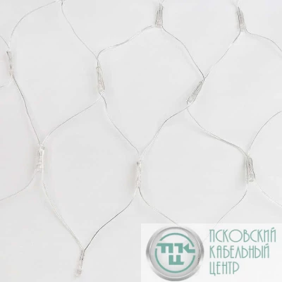Гирлянда сетка светодиод. ULD-N2520-240/DTA YELLOW IP20 с контроллером 240led 3х0.6м прозр. желт. UNIEL 07939