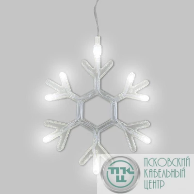 Фигура светодиодная "Снежинка" на присоске с подвесом бел. Neon-Night 501-019