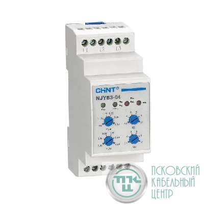Реле контроля фаз NJYB3-8 AC 380В CHINT 636033
