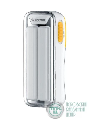 Фонарь-светильник аккумуляторный COB LED 10Вт аккум. 4В 2А.ч ЗУ USB КОСМОС KOC118LED