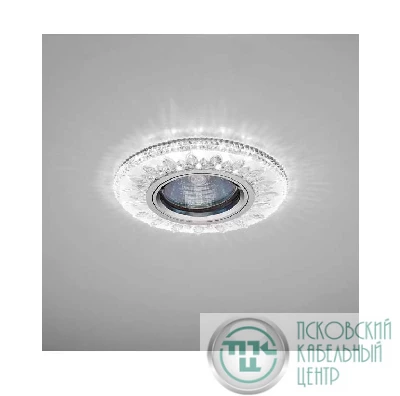 Светильник Emilia LED 51 2 70 декор. огран. полимер. со светодиод. подсвет. MR 16 прозр. ИТАЛМАК IT8678