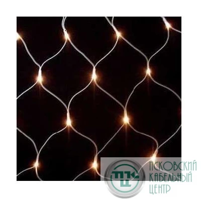 Гирлянда сеть 2.0х1.5м NTLD300-WW-E-F 10% мигающих LED WW уличная IP44 тепл. бел. SHLights 4690601034786