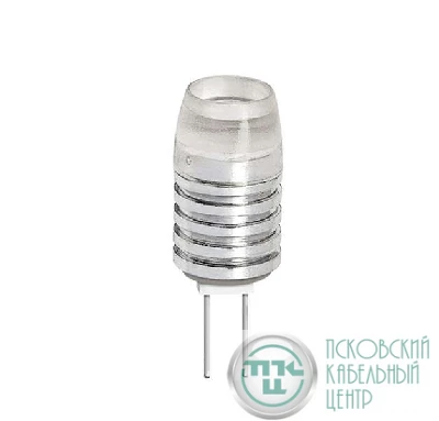 Лампа светодиодная PLED-G4 1.5Вт капсульная 3000К тепл. бел. G4 90лм 12В JazzWay 1019479