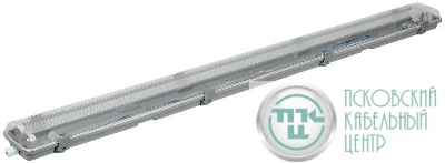 Светильник ДСП 2202 под LED лампу 2хT8 1200мм IP65 IEK LDSP0-2202-2X120-K01