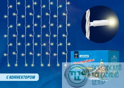 Гирлянда занавес светодиодная ULD-C2030-240/TWK WARM WHITE IP67 с эффектом мерцания Uniel UL-00003684