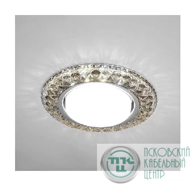 Светильник Emilia LED 53 2 71 полимер со светодиод. подсветкой GX53 черн. ИТАЛМАК IT8694