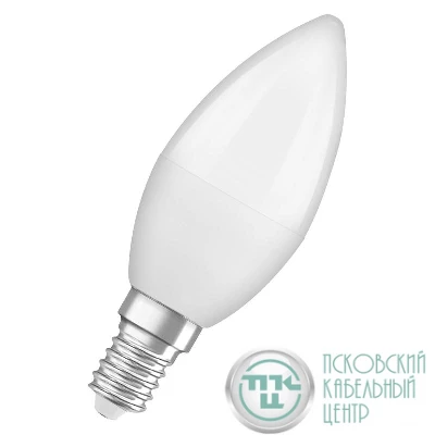 Лампа светодиодная LED Antibacterial B 5.5Вт (замена 50Вт) матовая 4000К нейтр. бел. E14 470лм угол пучка 220град. 220-240В бактерицид. покр. OSRAM 4058075561410