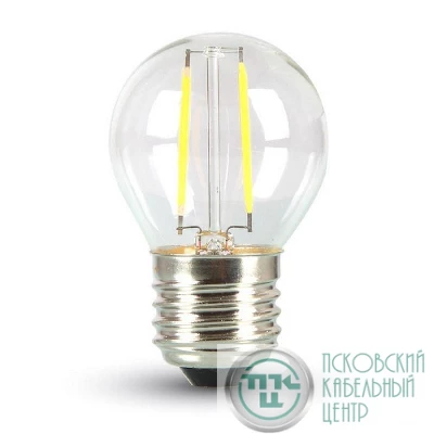 Ретро-лампа Filament G45 E27 2Вт тепл. бел. 3000К 230В Neon-Night 601-802