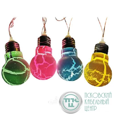 Гирлянда "Лампочки" ILD-16WW-LM 16 LED 2.2м IP20 220В теплый бел. SHLights 4690601047274