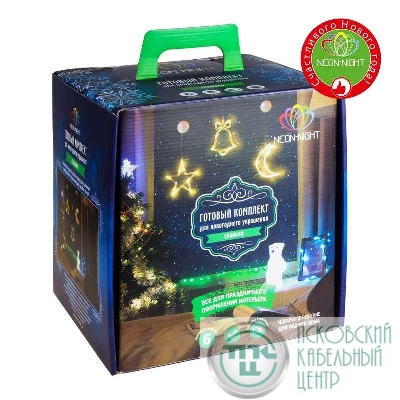 Набор "Спальня" цвет гирлянд зел. Neon-Night 500-034