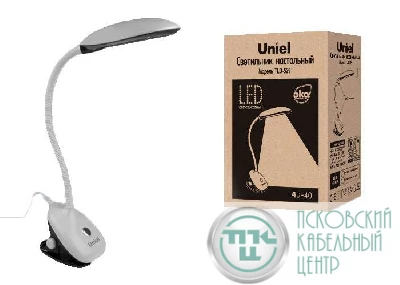 Светильник светодиодный TLD-529 Grey-White/400лм/4500К сер./бел. Uniel UL-00000804