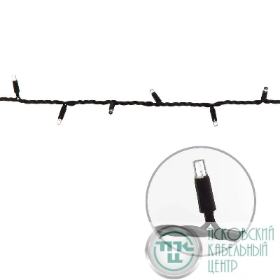 Гирлянда светодиодная ULD-S1000-120/TBK WHITE IP67 с эффектом мерцания Uniel