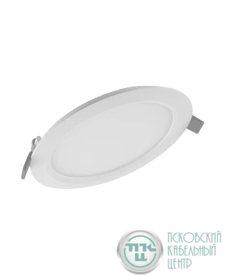Светильник светодиодный Downlight SLIM ROUND тонкий ДВО 18Вт 6500К 1440Лм IP20 ECO CLASS бел. LEDVANCE 4058075154865