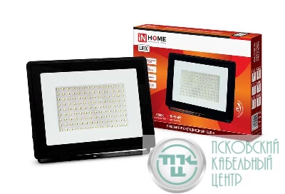 Прожектор светодиодный СДО-8 100Вт 230В 6500К 9500лм IP65 IN HOME 4690612030067