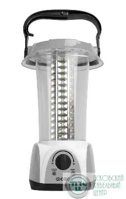Фонарь кемпинговый AccuF5-L84-gy 84х0.5Вт SMD 20-450лм 4В 1.6А.ч  IP20 кемпинговый диммер ручка вращающаяся на 180град. сер. ФАZА 5034372