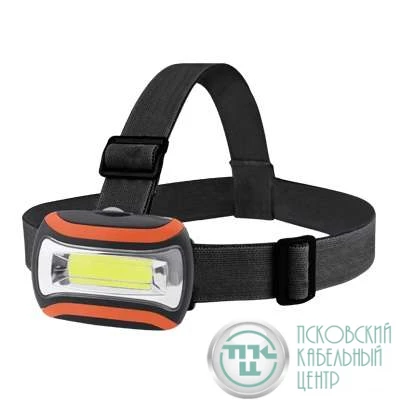 Фонарь налобный HL 07O LED 3ААА 3 реж. оранж. IN HOME 4690612031835
