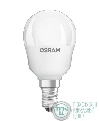 Лампа светодиодная LED STAR+ DIM с пультом P 25 4.5W/827 шар 4.5Вт 2700К тепл. бел. E14 250лм 220-240В мат. пласт. OSRAM 4058075045712
